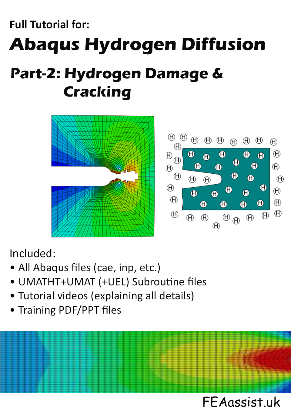 Package2 Abaqus Hydrogen Cracking | Abaqus Hydrogen Damage