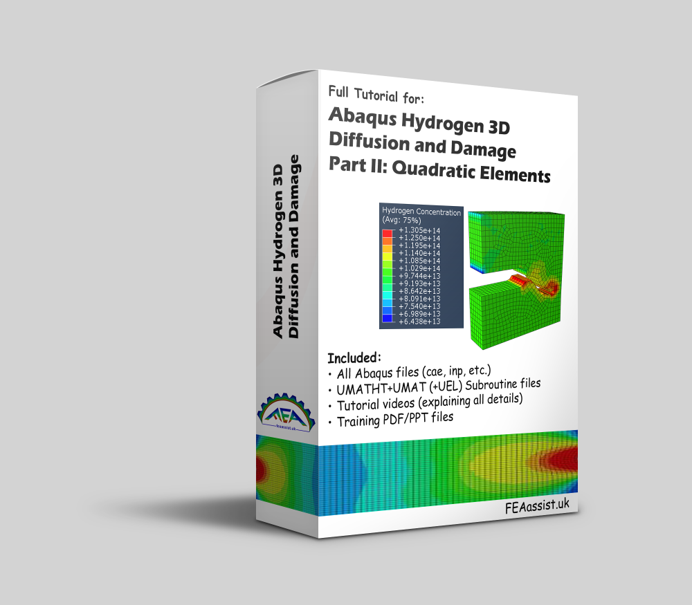 Abaqus 3D Diffusion with quadratic elements
